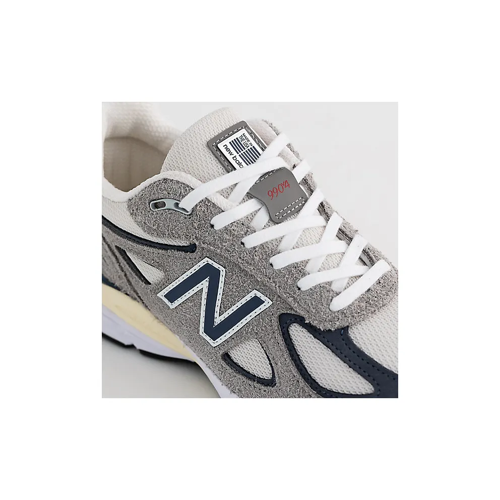 New Balance 990v4 “Made in USA – Grey/Navy” (U990TA4)