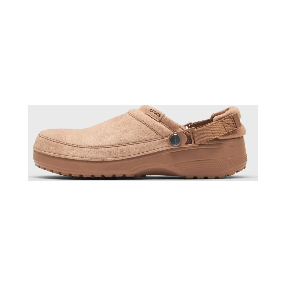 Crocs Classic Crafted Vegan Suede Clog Bruin