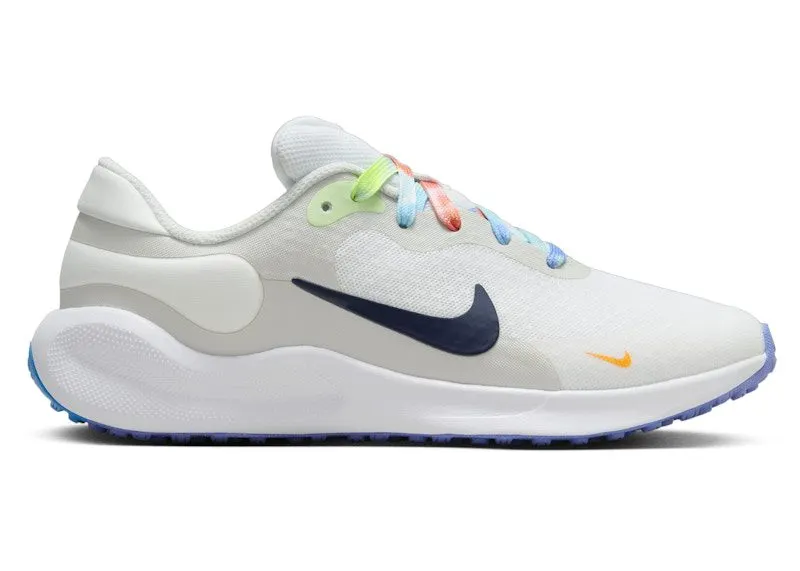 Nike Revolution 7 Next Nature SE White Photon Dust Vapor Green Midnight Navy (FN4991-100)