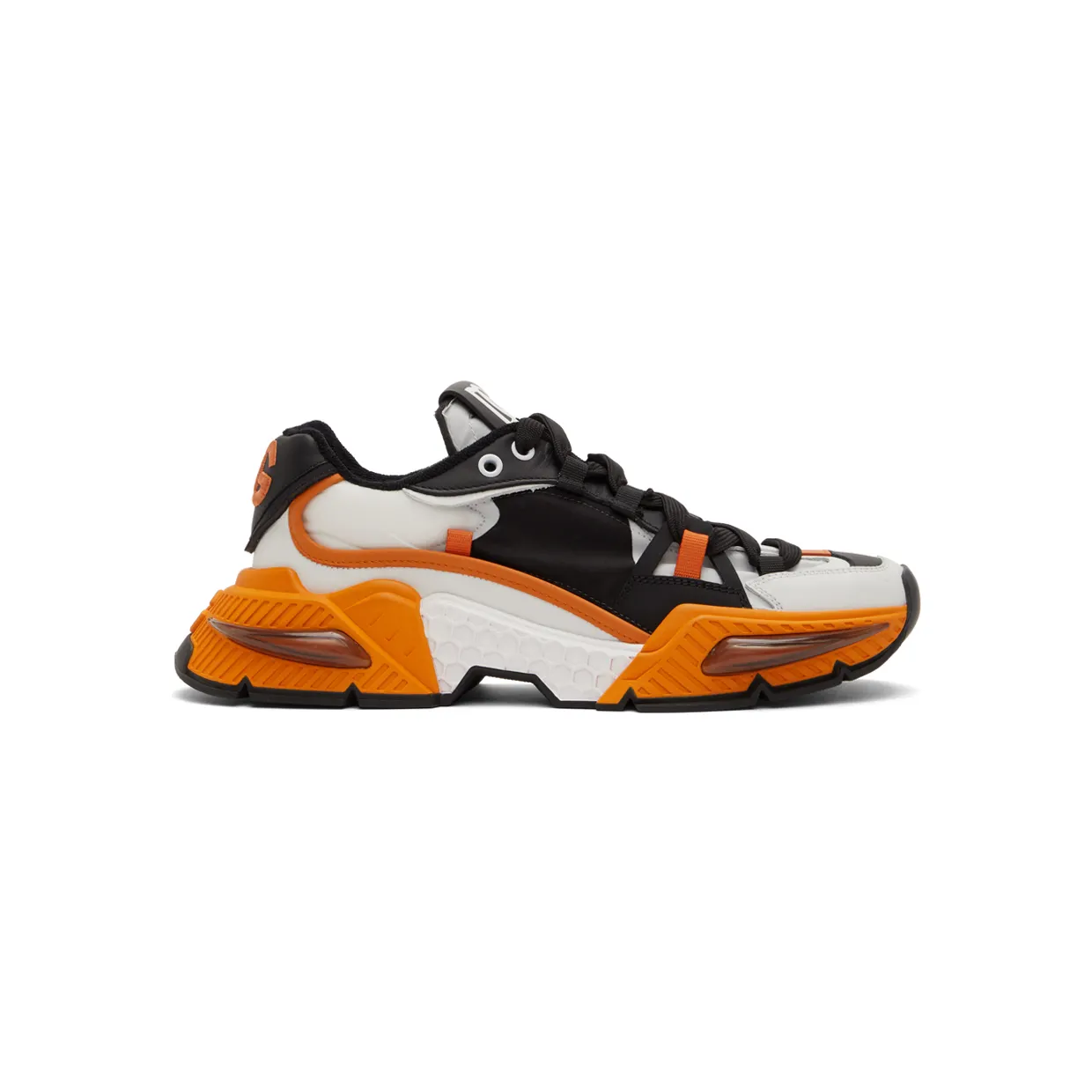 Dolce & Gabbana Black & Orange Airmaster Sneakers (CS1984 AQ742)
