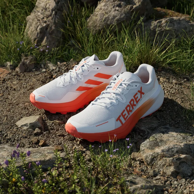 Adidas Terrex Agravic 3 Trail Running Cloud White / Semi Impact Orange / Dash Grey (JI0951)