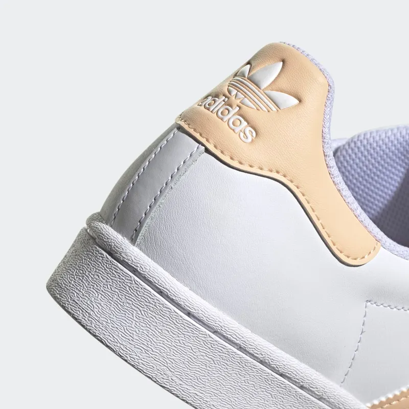 adidas Superstar Cloud White / Glow Orange / Glow Pink (H00128)