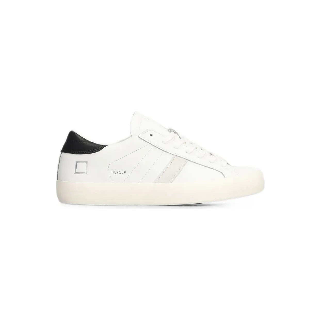 D.A.T.E. Hill Low leather “White” (W451HLCAWB)