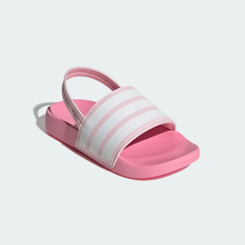 Adidas adilette Estrap Slides Kids Clear Pink / Cloud White / Bliss Pink (JR5331)