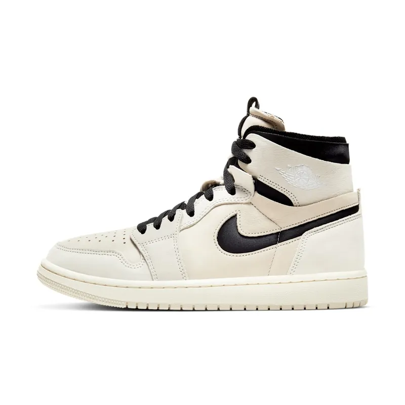Jordan 1 High Zoom Air CMFT Summit White Black (W) Summit White/Black-Sail-Light Orewood Brown-White (CT0979-100)