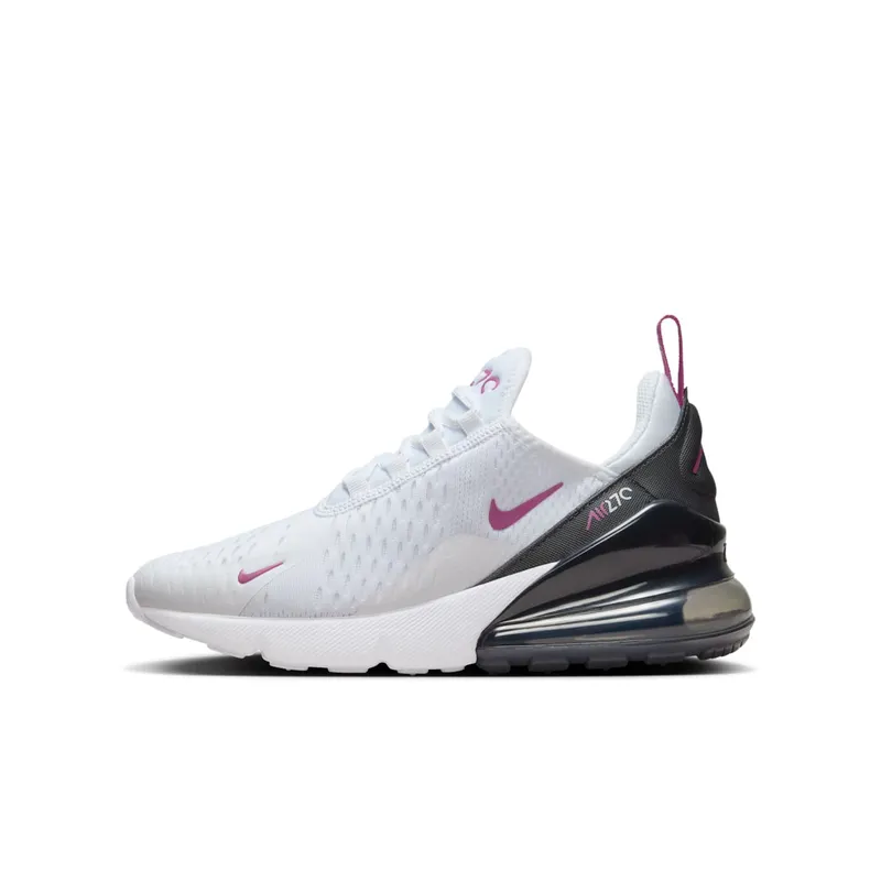 Nike Air Max 270 White Anthracite Hot Fuchsia (943345-120)
