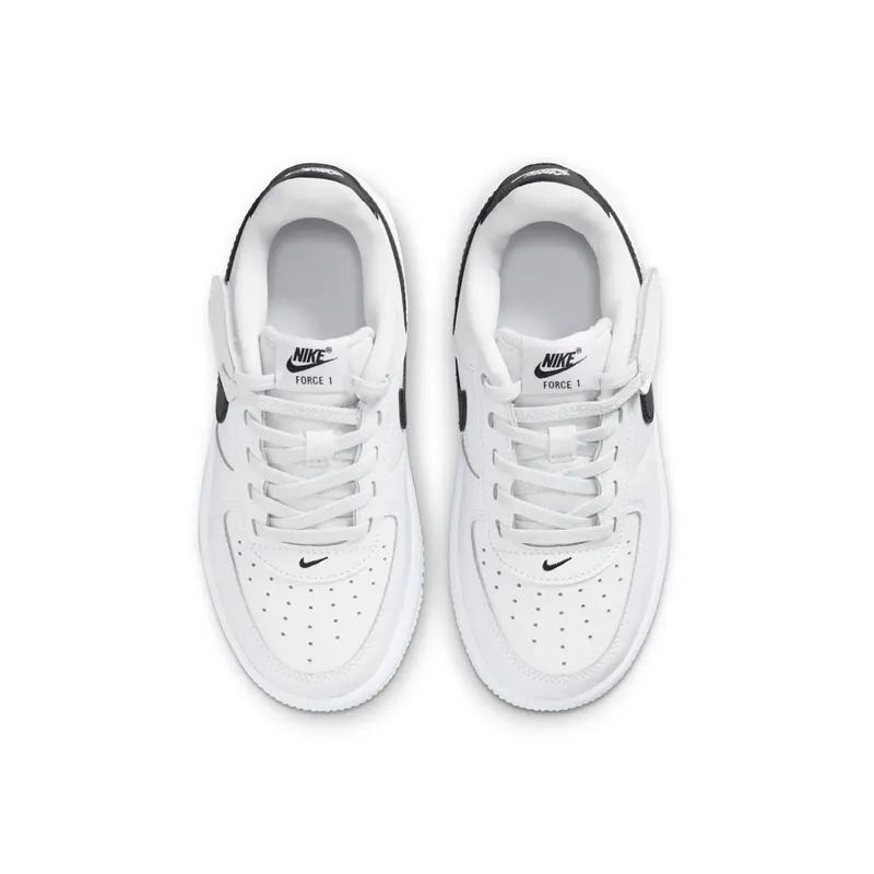 Nike Air Force 1 Low Easy-On PS “WHITE BLACK” (FN0237-101)