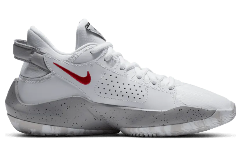 Nike Zoom Freak 2 GS ‘White Cement’ White/Black/Gym Red/Cement Grey (CN8574-100)