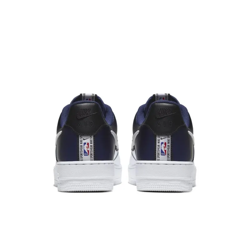 Nike Air Force 1 ’07 LV8 Midnight Navy Satin Midnight Navy/White/Black (BQ4420-400)