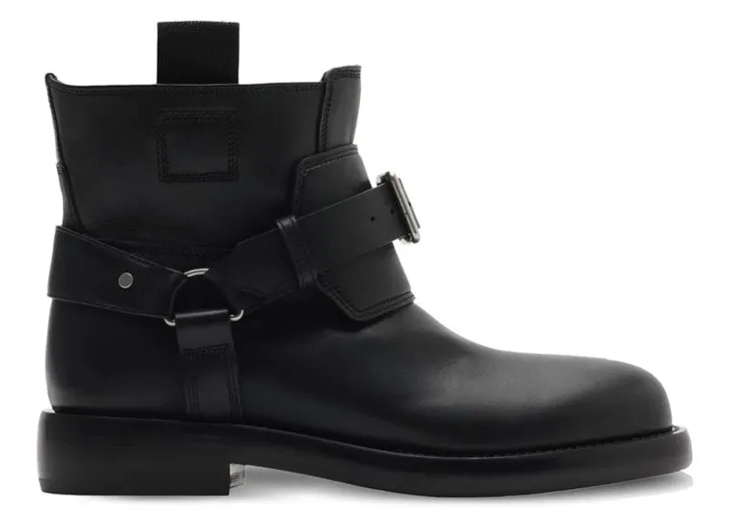 Burberry Leather Cobble Boot Black (8101287)