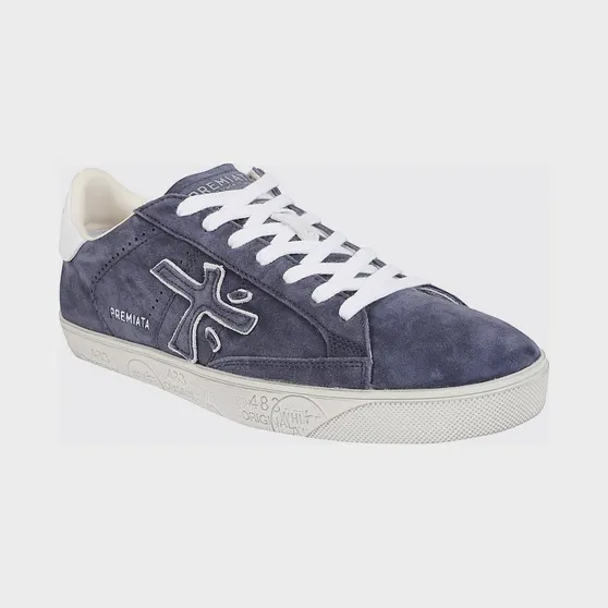 Premiata Steven Suede Sneakers Navy (STEVEN6643)