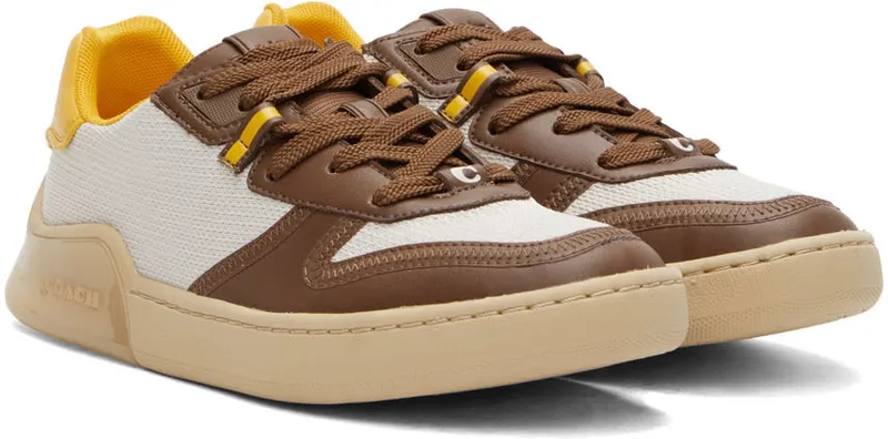 Coach 1941 Brown Citysole Court Sneakers (C9022)