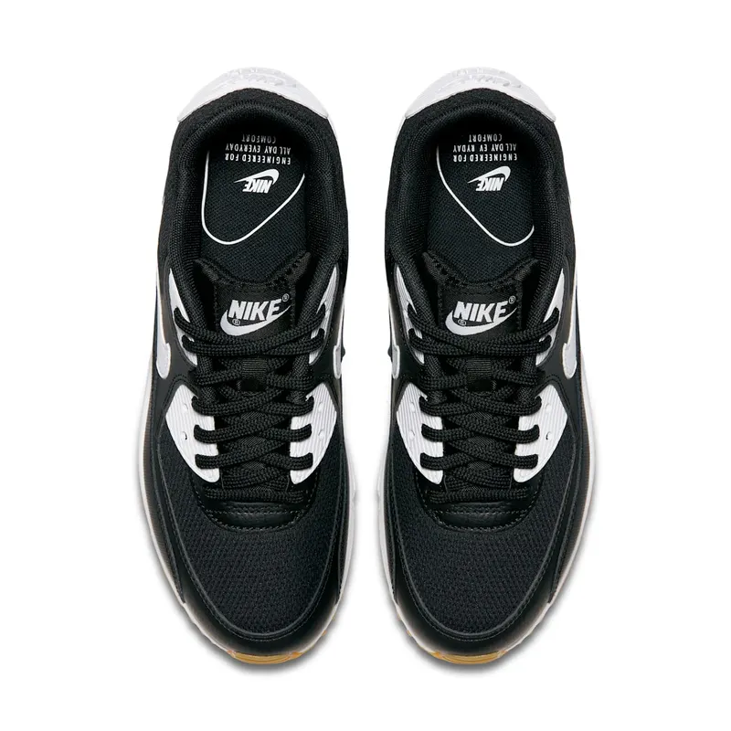 Nike Air Max 90 Black White Gum (W) Black/Gum Light Brown-White-White (325213-055)