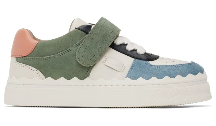 Chloé White & Green Lauren 9Q0 Pink – Green 1 (CHC22W702AR)