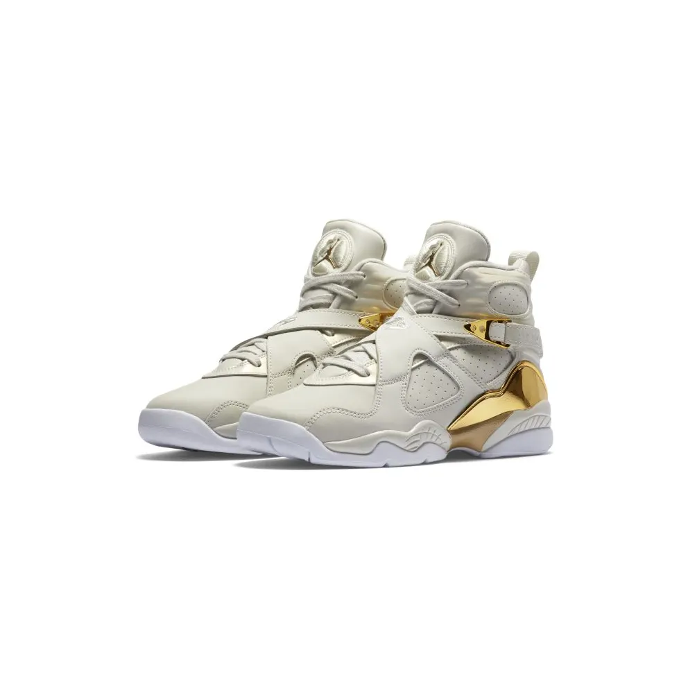 Jordan 8 Retro Champagne (GS) Light Bone/Metallic Gold-White (833378-030)