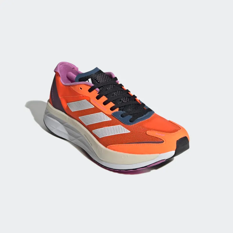 adidas Adizero Boston 11 Solar Orange / Cloud White / Wonder Steel (GX6652)