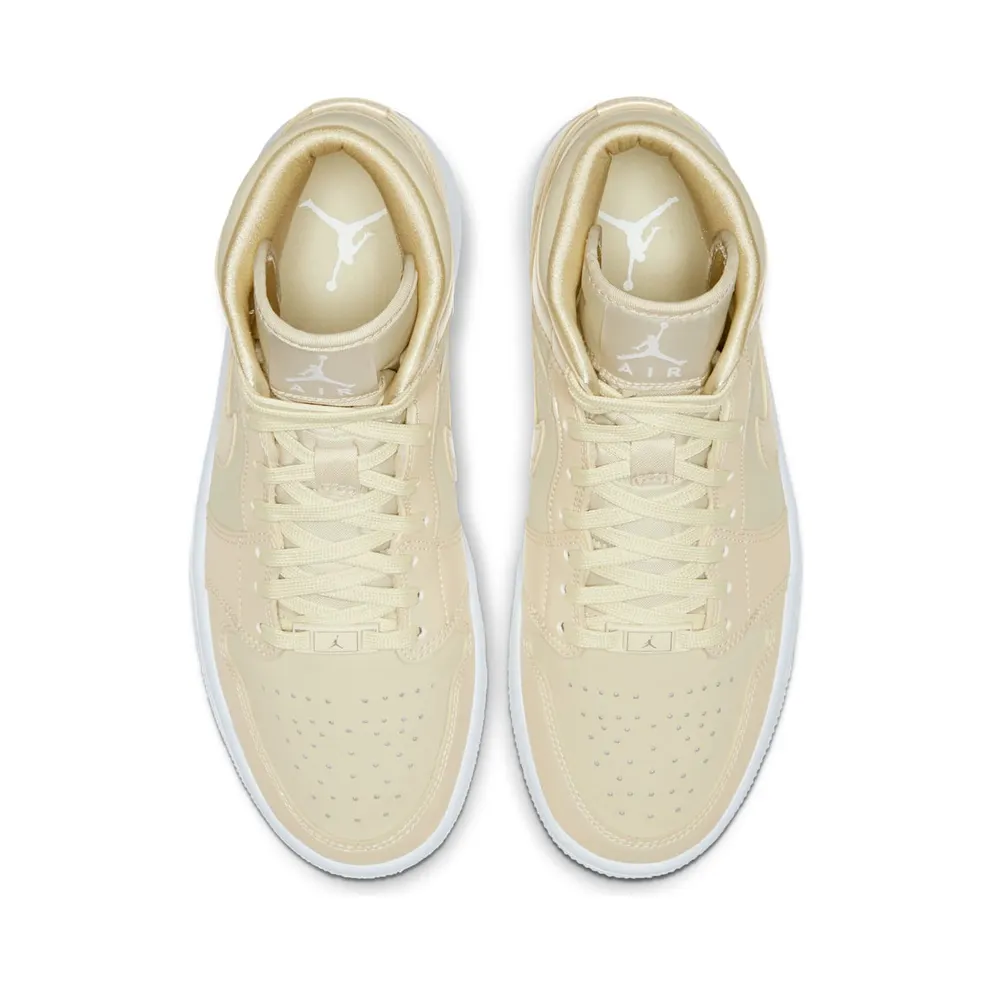 Air Jordan Womens Nike AJ I 1 Mid ‘Lemon Yellow’ (2019) (CK6587-200)