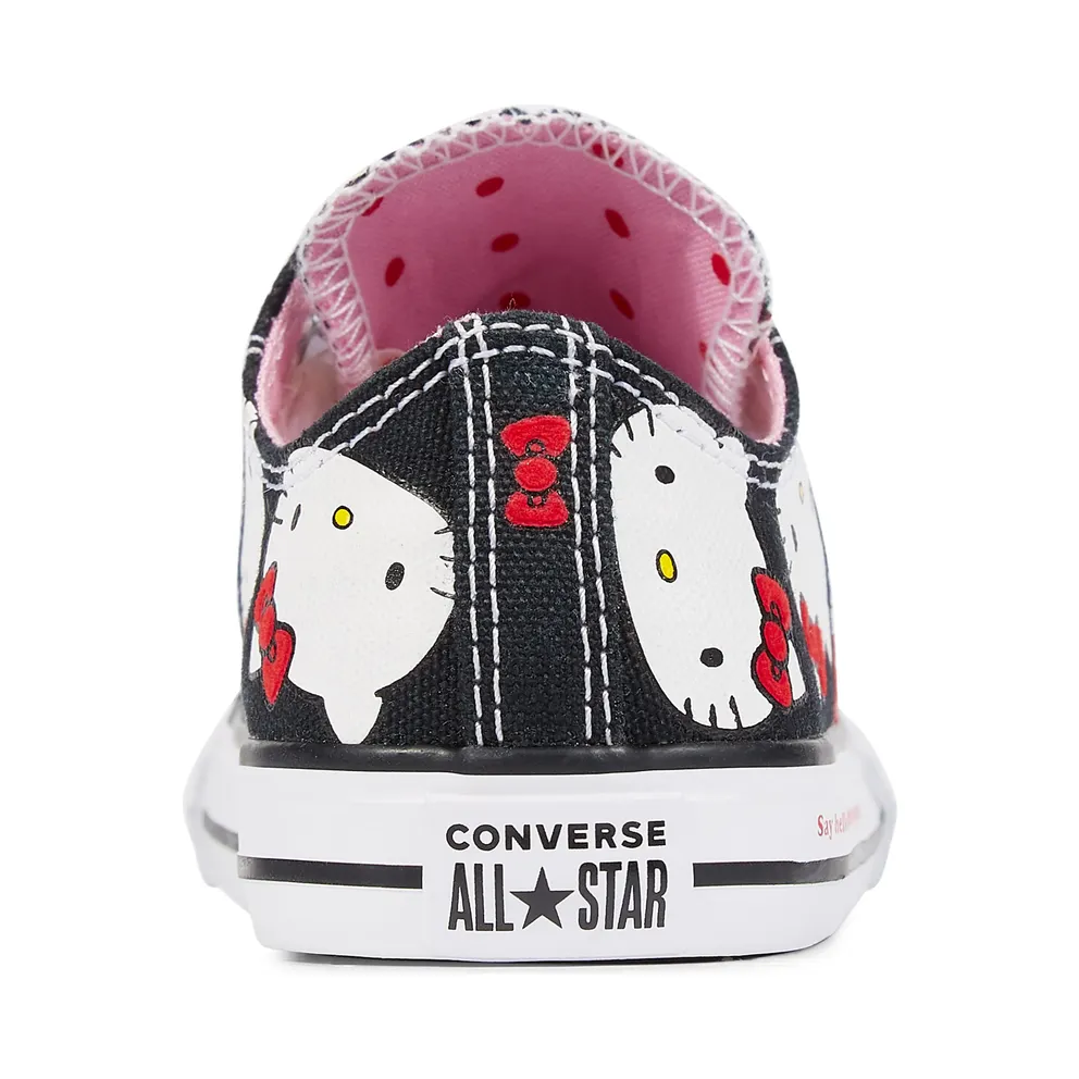 Converse Chuck Taylor All-Star Ox Hello Kitty Black (TD) Black/Prism Pink-White (762949C)