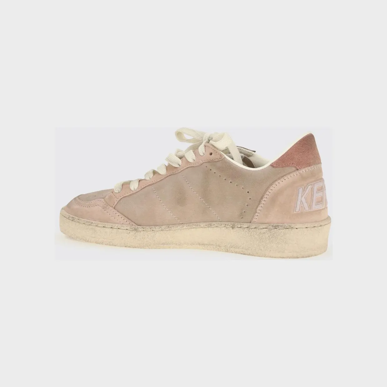 Golden goose Ball Star Suede Trainers with Glitter Logo Pink (GWF00117F00869425819) (2)