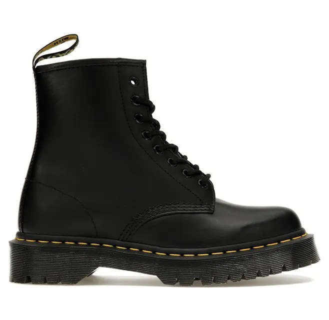 Dr. Martens 1460 Bex Smooth Leather Boot Black Vintage Smooth (25345001)