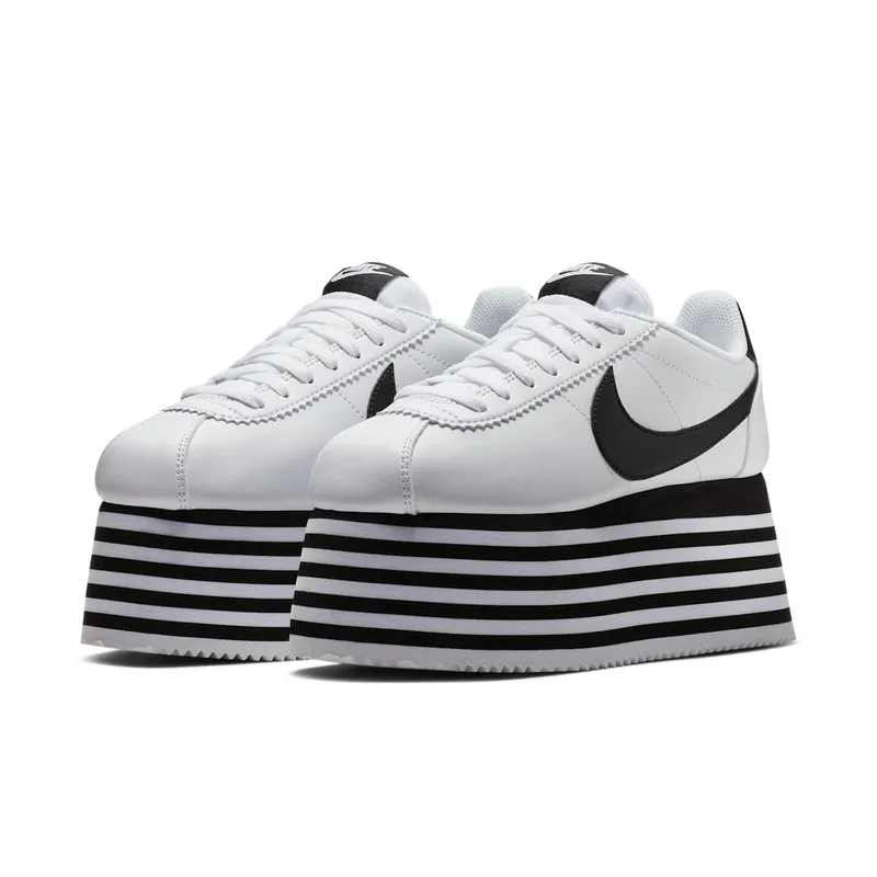 Nike Cortez Platform Comme des Garcons White Black (W) White/Black (BV0070-100)