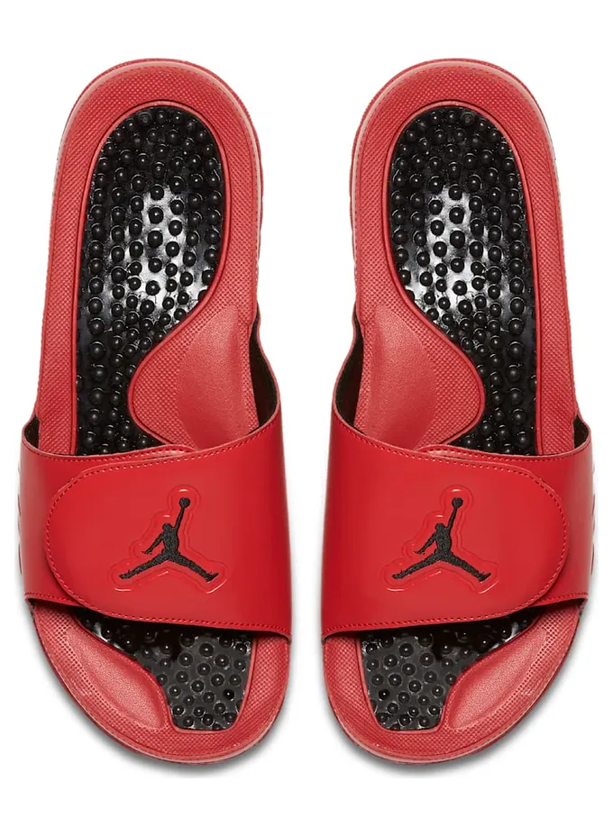 Jordan Hydro V Retro University Red/Black-Black (555501-601)