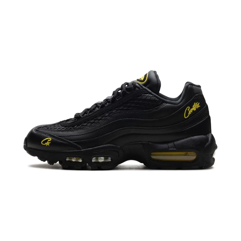 Nike x Corteiz Air Max 95 “Black/Black/Tour Yellow” (FB2709-003)