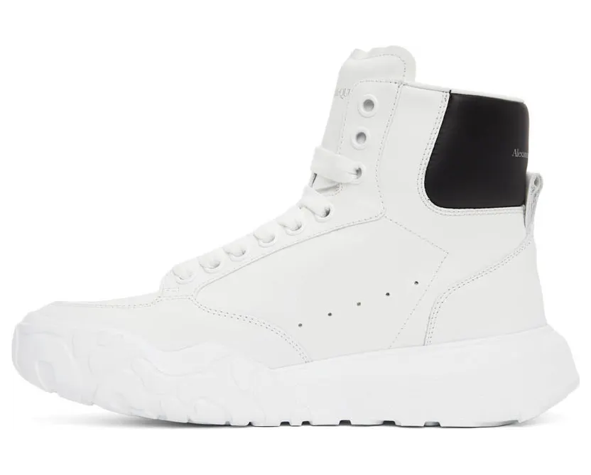 Alexander McQueen White New Court Sneakers (667805WIA9I) (3)