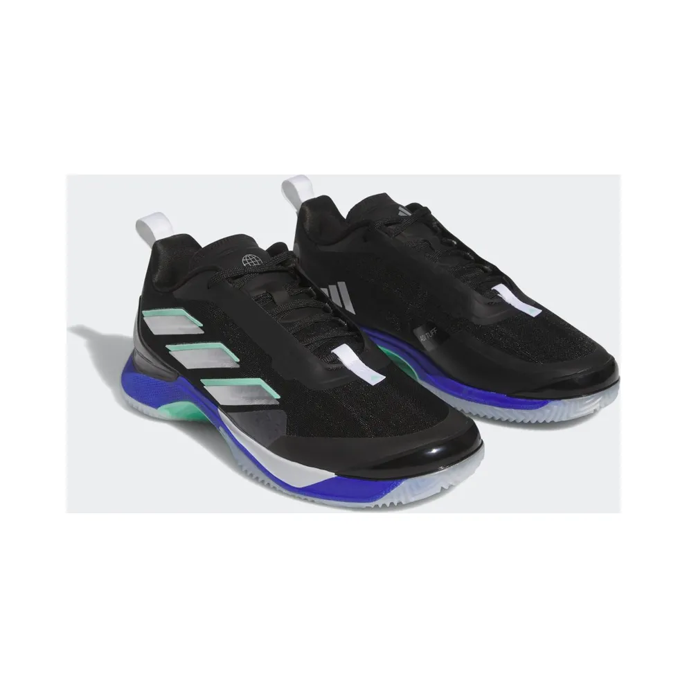 adidas Avacourt Clay Court Tennis Shoes Cloud White / Silver Metallic / Pulse Mint (HQ8410)