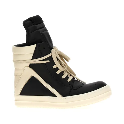 Rick Owens Geobasket “White/Black” (RU02F4894LCO911)