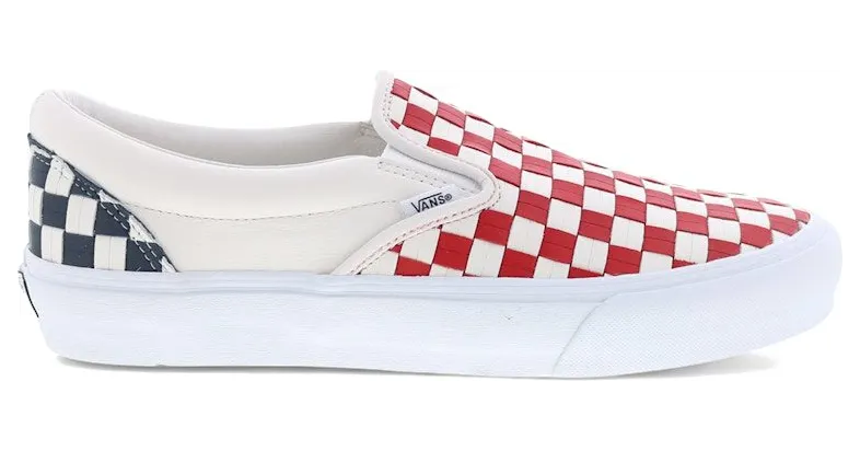 Vans Classic Slip-On VLT LX Woven Checkboard Red (VN0A5JJ19JD)