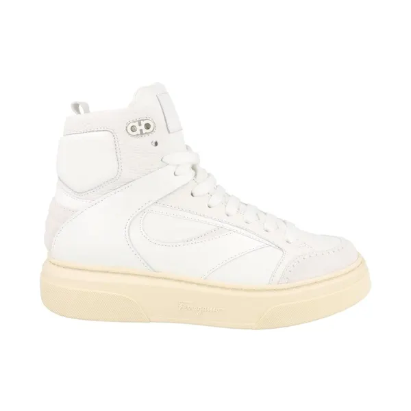 Ferragamo Cassio Leather High Top White (021270-762715-M)