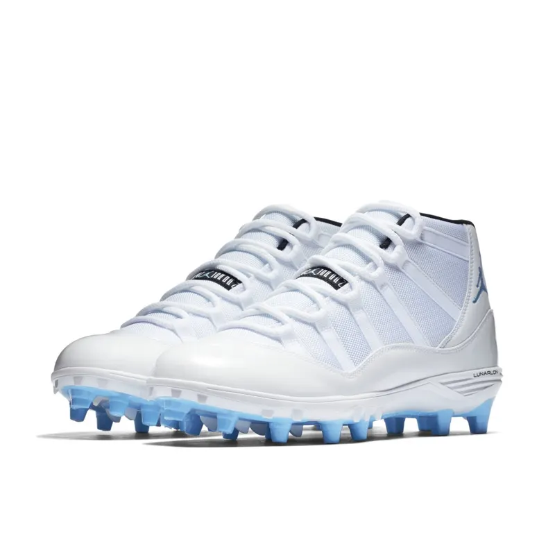 Jordan 11 Retro Cleat Columbia White/University Blue-Black (AO1561-117)
