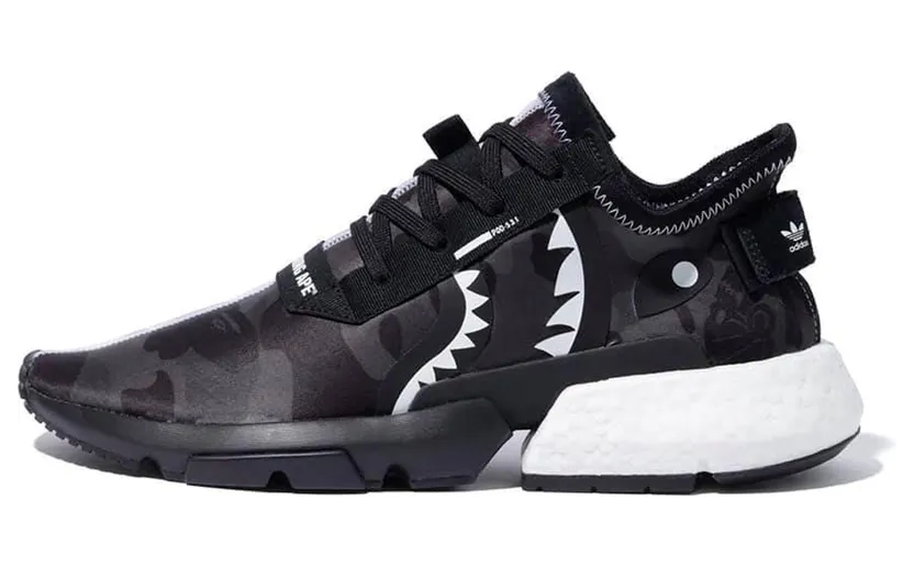 Adidas Neighborhood x A Bathing Ape x P.O.D. S3.1 ‘Camo’ Core Black/Footwear White/Core Black (EE9431)
