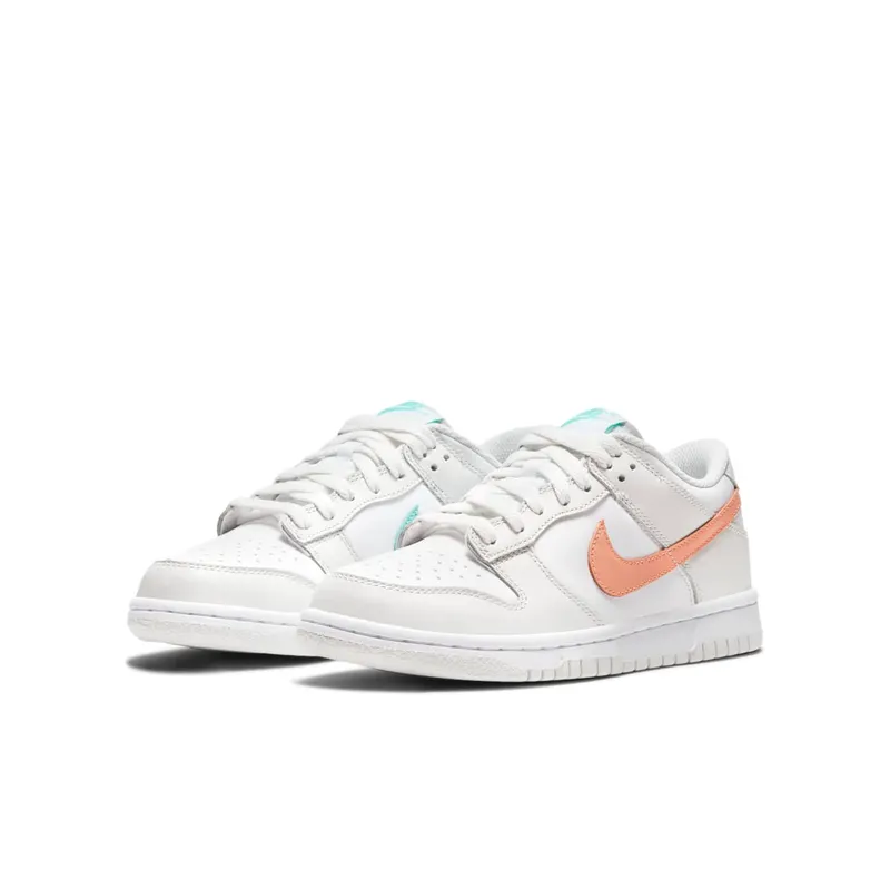 Nike Dunk Low White Bone Peach Aqua (GS) (CW1590-101)