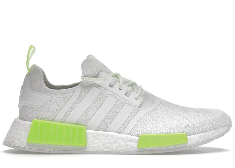 adidas NMD R1 Crystal White Solar Green (GW5663-WL)