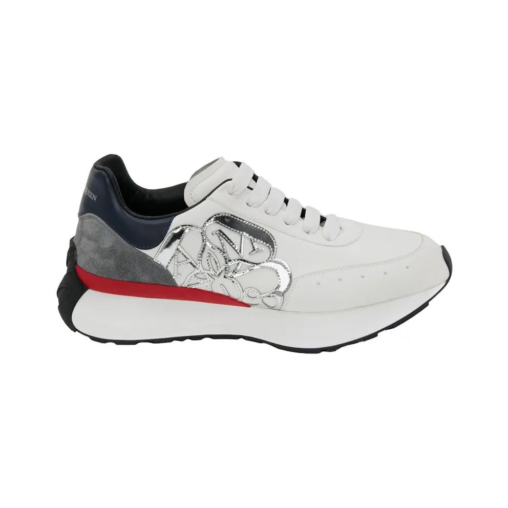 Alexander McQueen Sprint Runner White Multicolour (711715WIC998996)