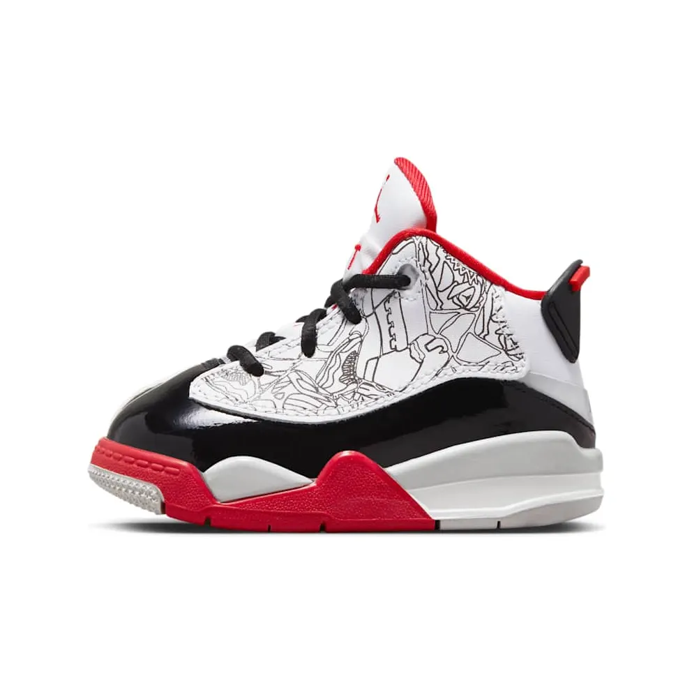 Jordan Dub Zero White Black Neutral Grey True Red (DV1358-160)