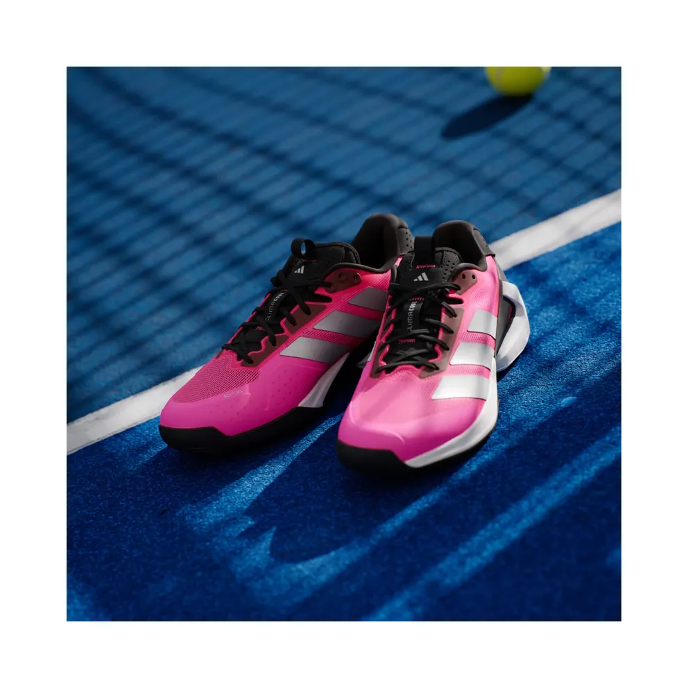 adidas Adizero Ubersonic 5 Lucid Pink Silver Metallic Core Black (JQ2901)