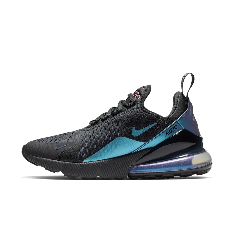 Nike Air Max 270 Throwback Future (W) Black/Laser Fuchsia-Regency Purple (AH6789-011)