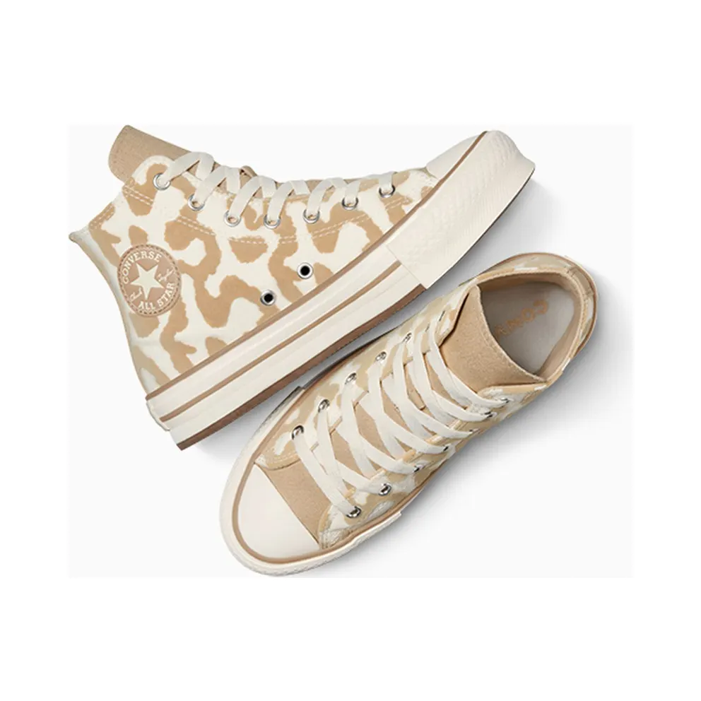 Converse Chuck Taylor All Star EVA Lift Leopard Egret/Warm Quarry/Egret (A11112C)