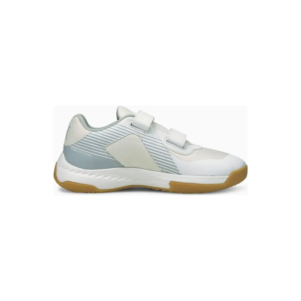 Puma Varion V Jugend Hallensportschuhe Weiß (106586-02)