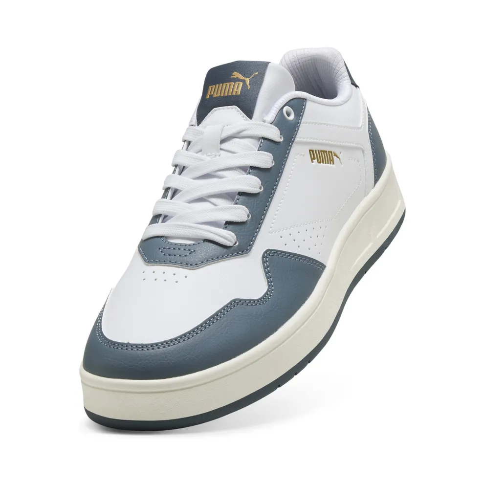 Puma Court Classic “Puma White / Evening Blue” (395018_25)