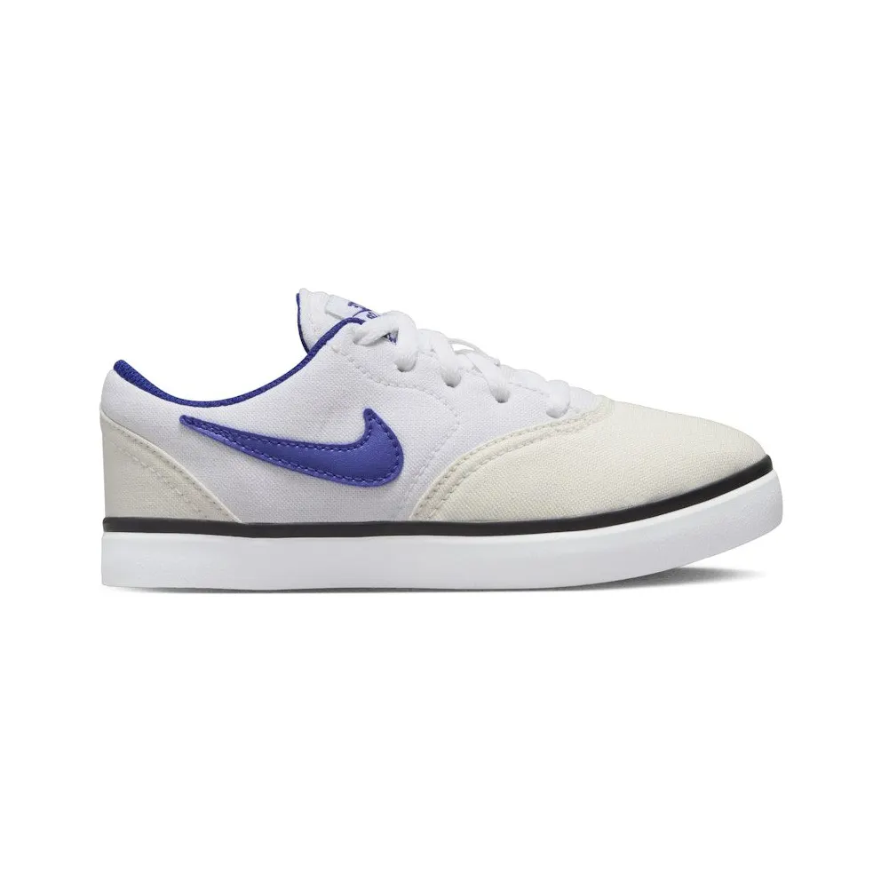 Nike SB Check Canvas White Summit White Black Deep Royal Blue (905371-102)