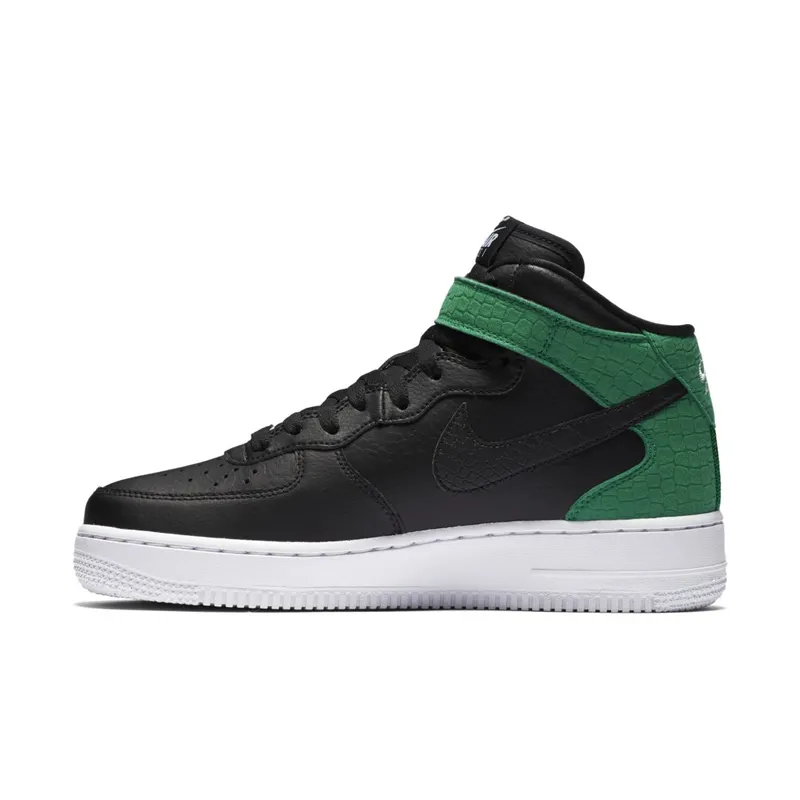 Nike Air Force 1 ’07 Mid Black Green White (W) Black/Green/White (818596-002)