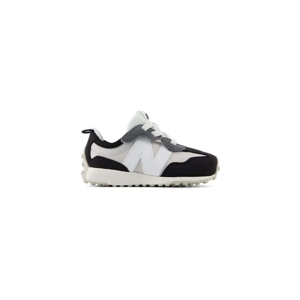 New Balance 327 Hook and Loop Grey Matter White Black (NW327GX)