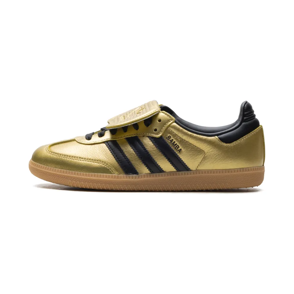 adidas Samba LT W “Gold Metallic” (gold / black / gum) – JH5708