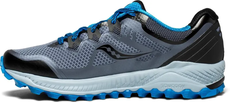 Saucony Peregrine 8 “BLACK/GREY/BLUE” (S20424-2)