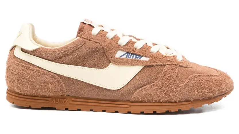 Autry Windspin sneakers met logo – Bruin (WSLMUB33)