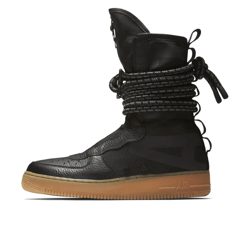 Nike SF Air Force 1 High Black Gum Black/Black-Gum Medium Brown (AA1128-001)